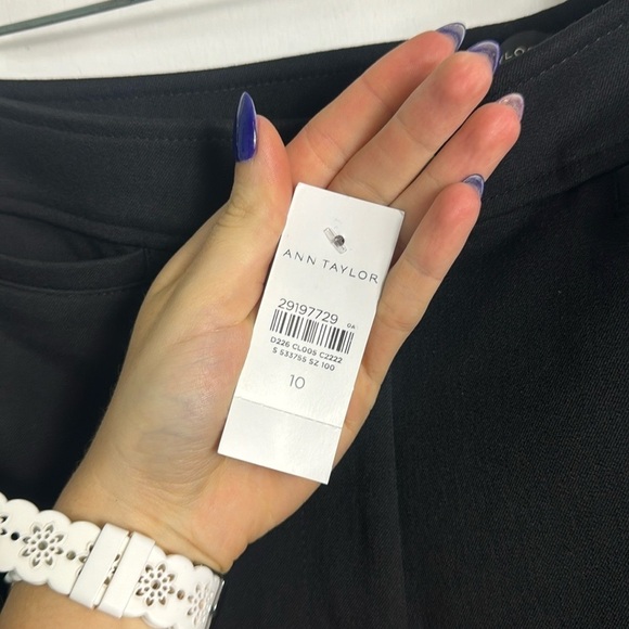 NWT Ann Taylor The Skinny Crop Pant Size 10 - Picture 5 of 12